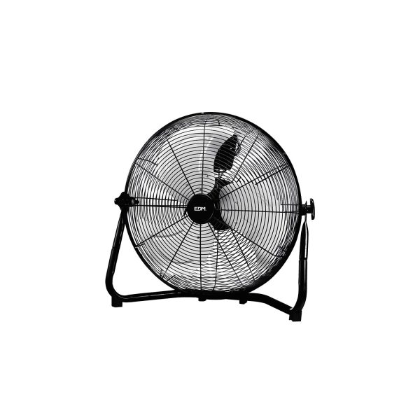 Ventilador industrial, de suelo. color negro. potencia  100w aspas  ø45x54cm edm