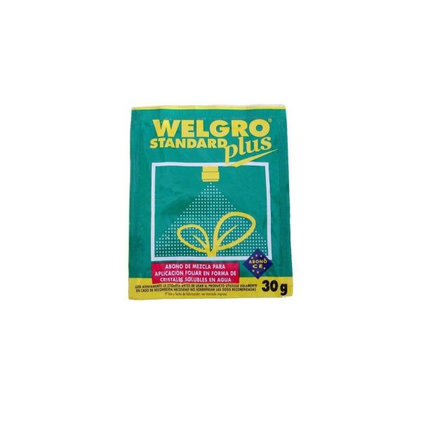 WELGRO STANDARD PLUS ABONO FOLIAR 30G
